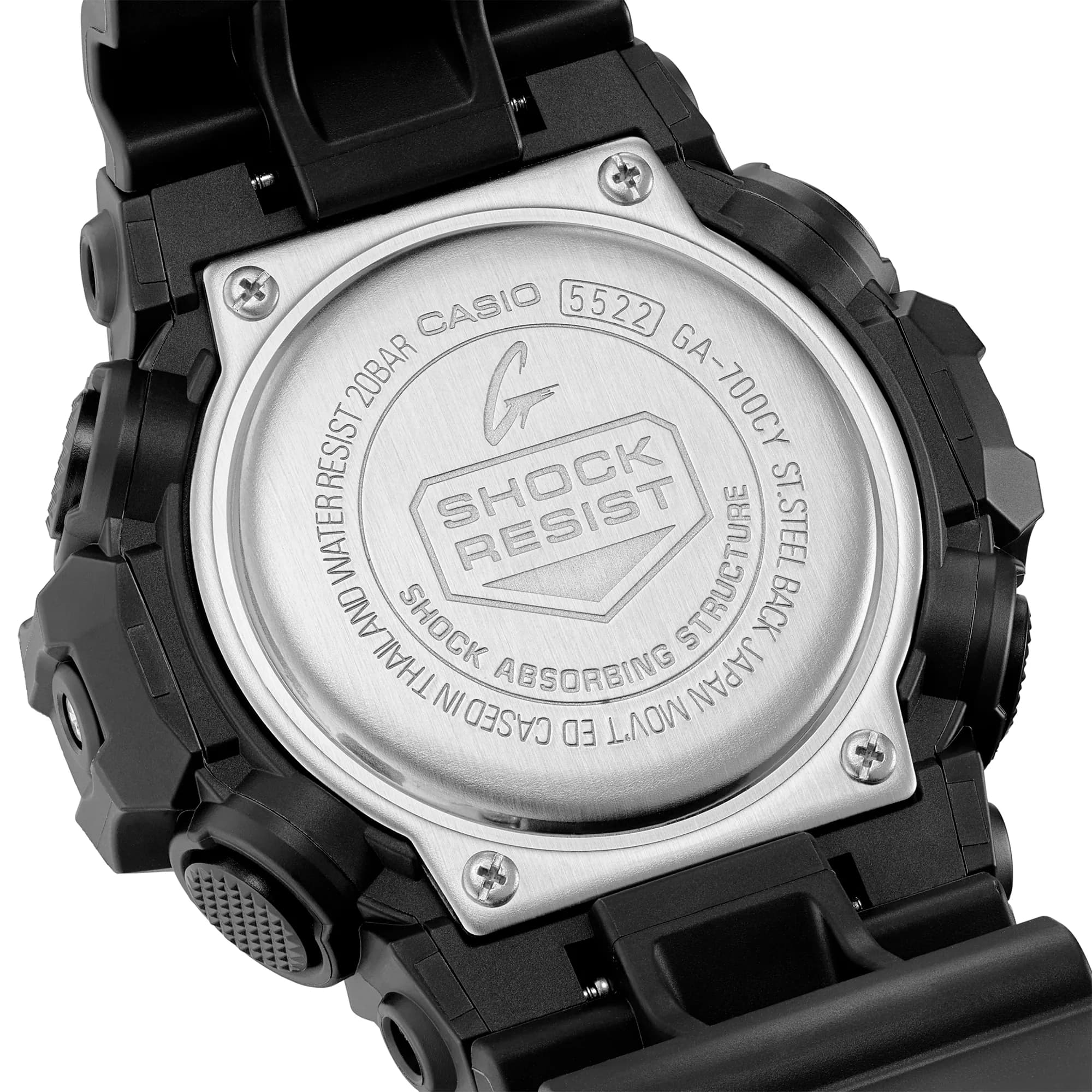 ساعت مچی مردانه کاسیو جی شاک Casio G-SHOCK مدل GA-700CY-1A — تصویر ۳