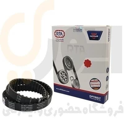 تسمه تایمینگ 104 دندانه پژو 206 تیپ 2 و 3 17HNBR اوپتی بلت | OPTIBELT