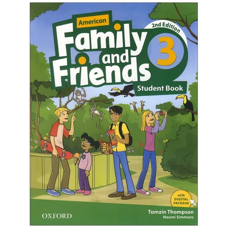 کتاب American Family And Friends 3 اثر Naomi Simmons انتشارات Oxford کد B21908
