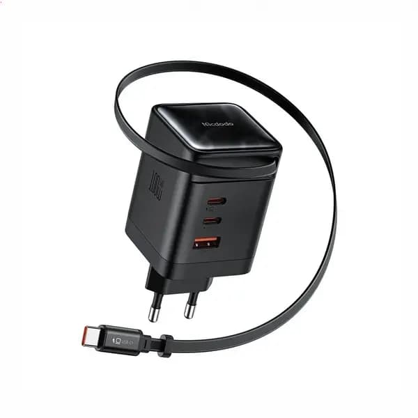 آداپتور شارژ 4 پورت 100W مکدودو با کابل جمع شونده 100 ch-847 — تصویر ۵