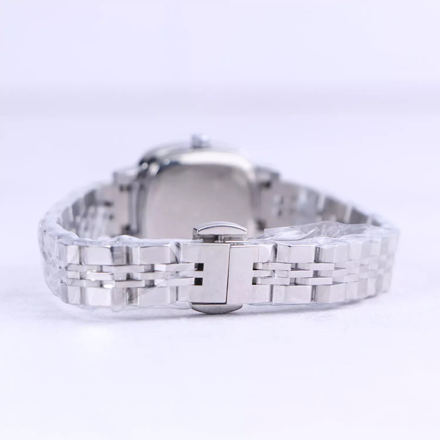 ساعت مچی سیکو زنانه فلزی قاب مربع صفحه سفید L 2523/1 — تصویر ۳