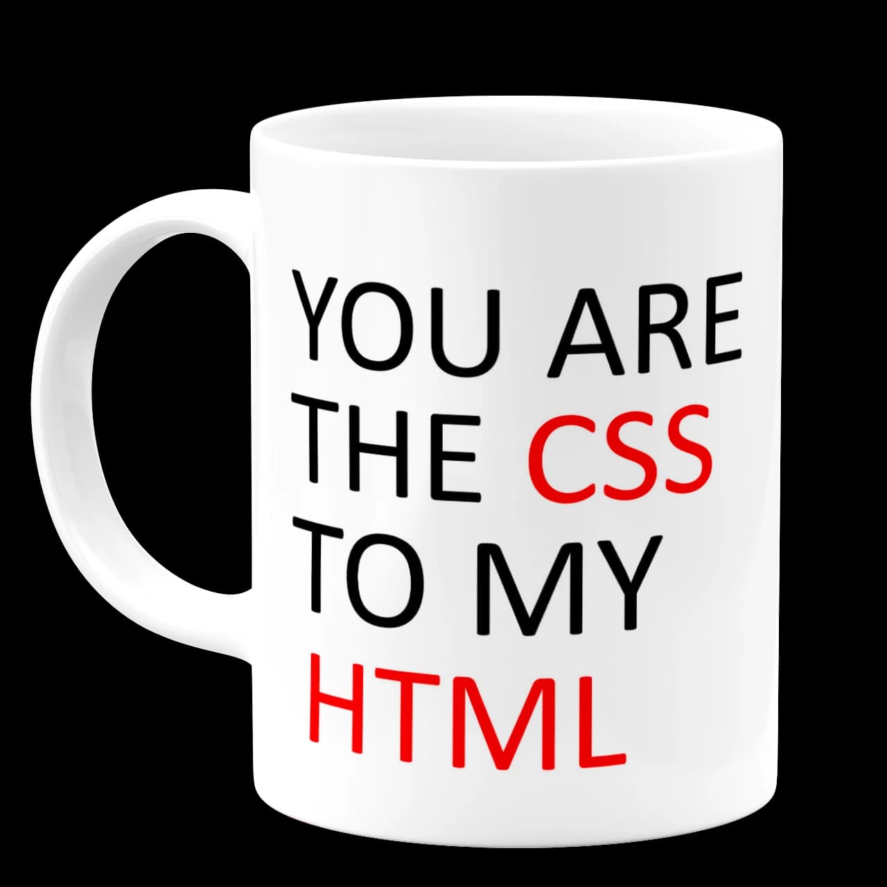 ماگ You are the css to my Html مدل Z24 — تصویر ۲