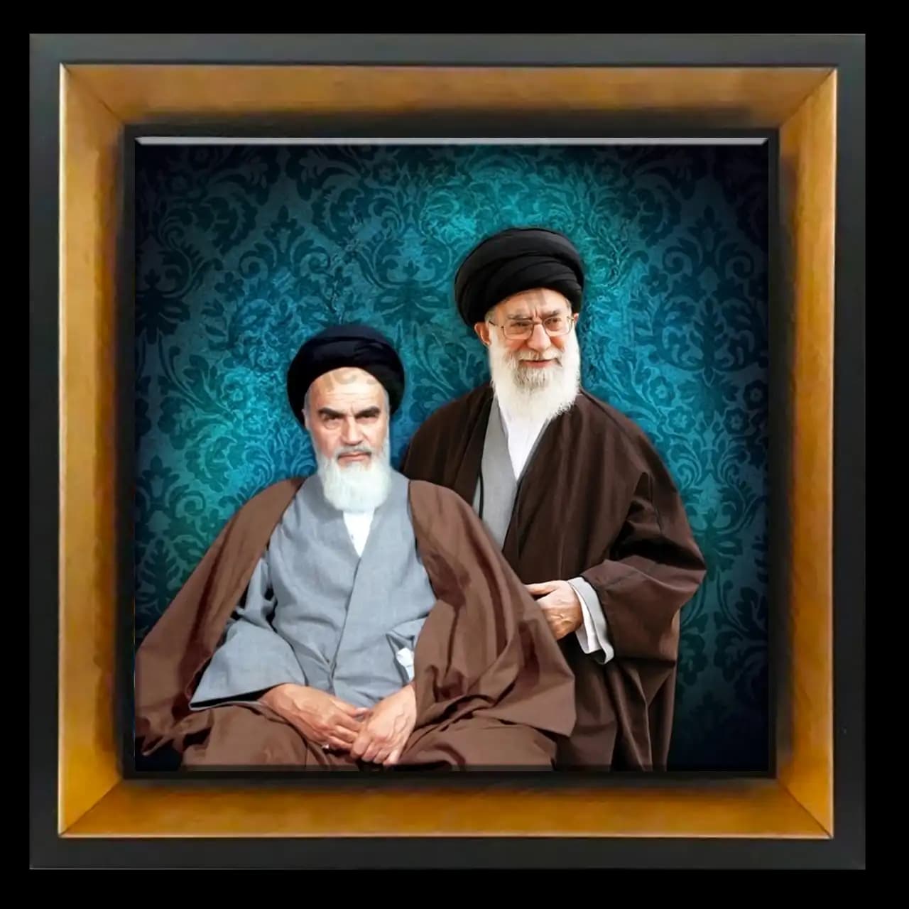 تابلو کاشی امام و رهبری مدل 2Y 2