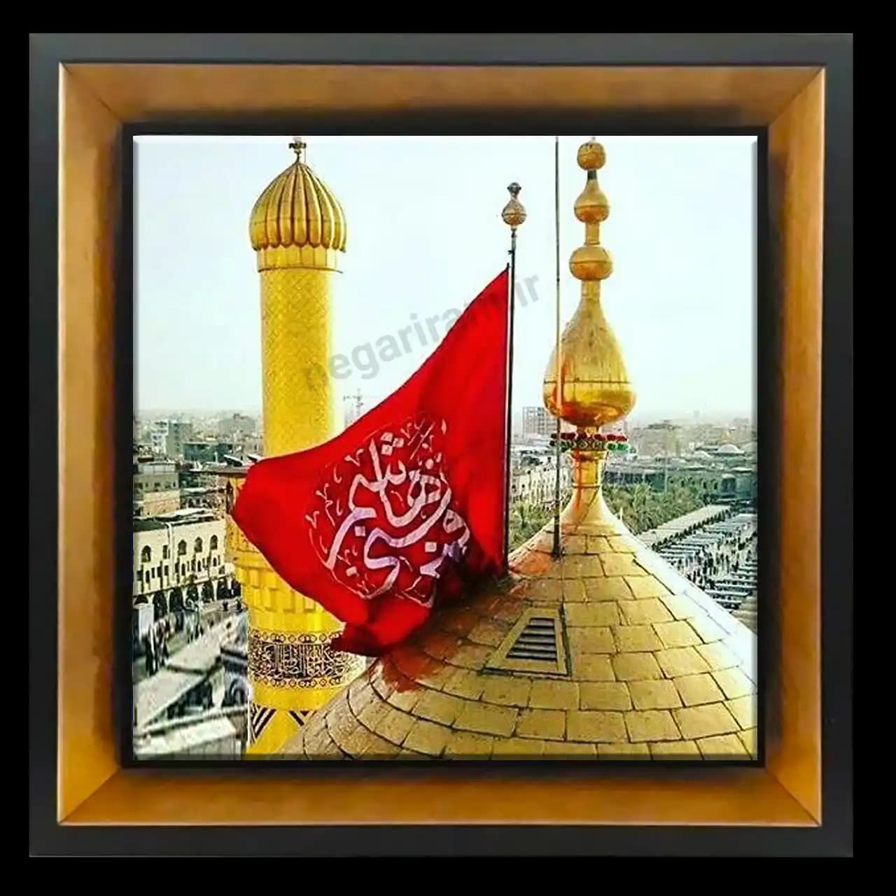 تابلو کاشی حرم حضرت عباس (ع) مدل 2X 7