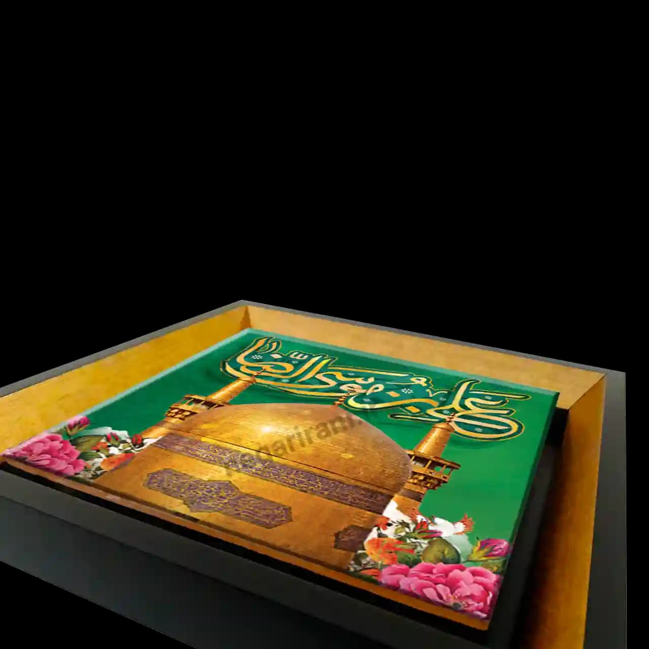 تابلو کاشی علی بن موسی الرضا مدل 2K 19 — تصویر ۳