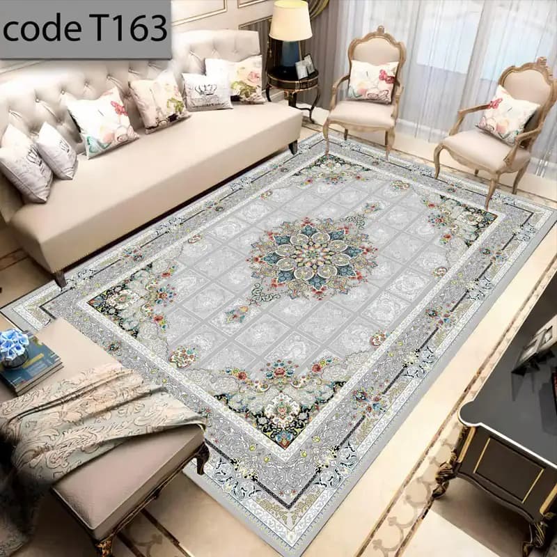 مخمل فرش (فرشینه) کد FAM- T 163