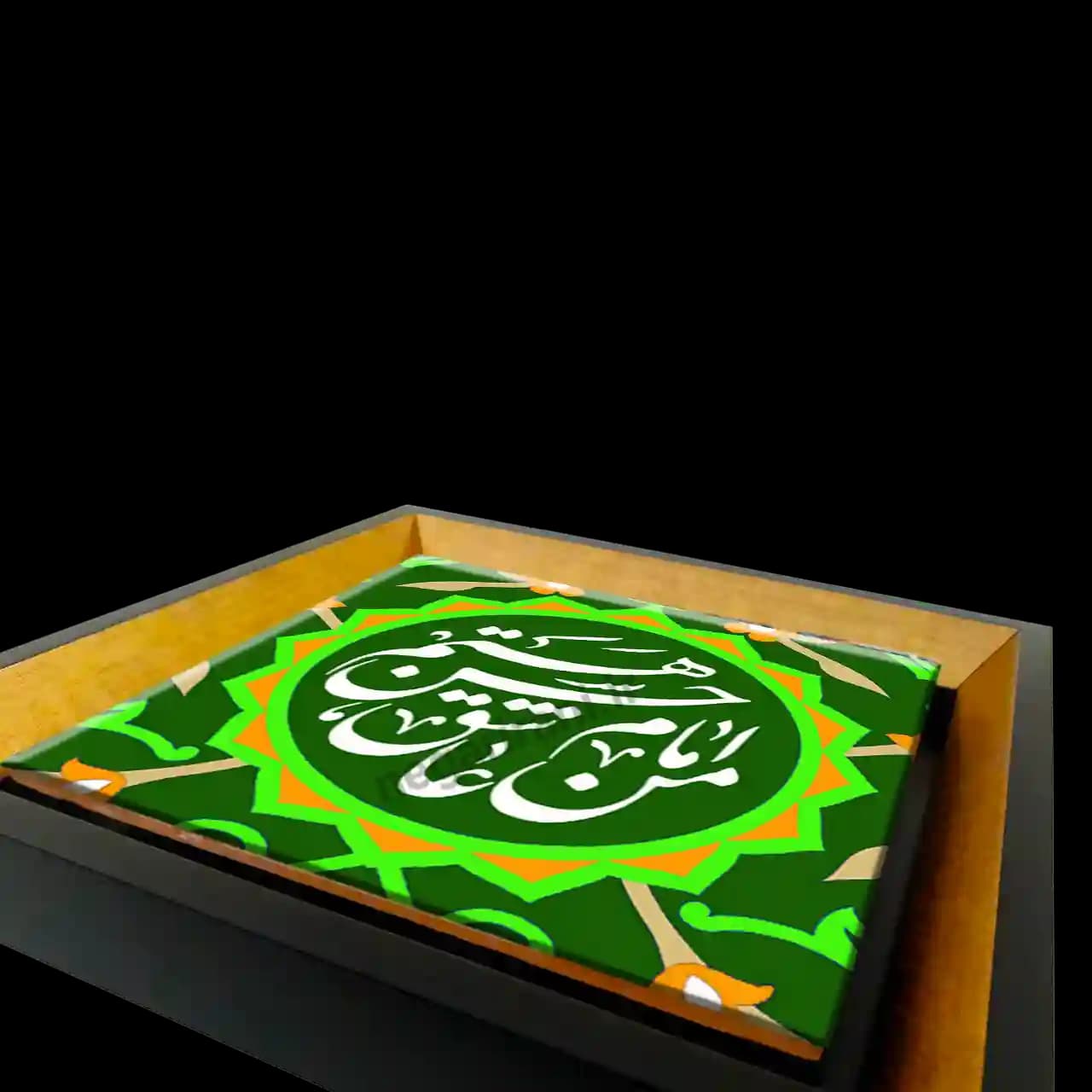 تابلو کاشی من عاشق امام حسن هستم مدل 2E 18 — تصویر ۳