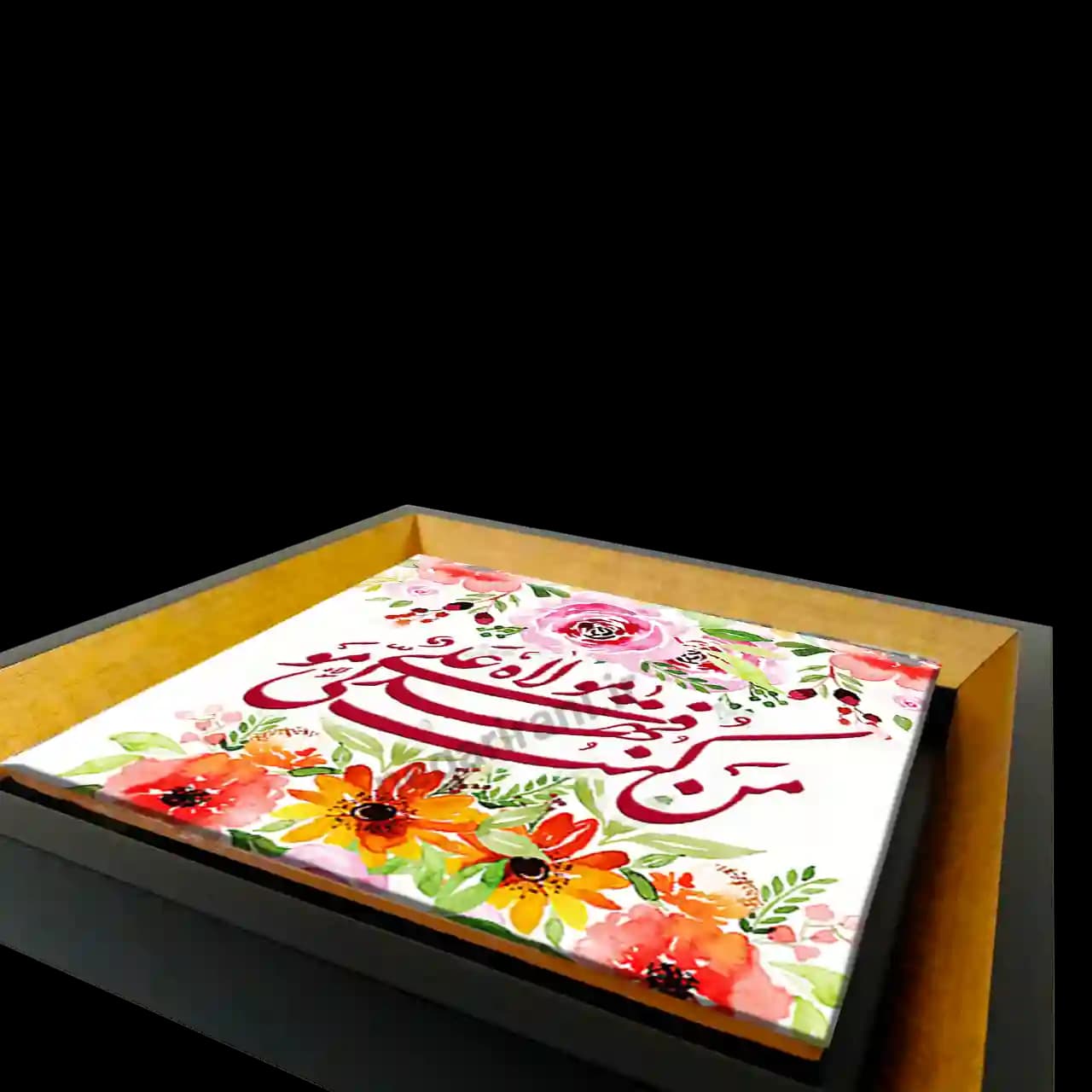 تابلو کاشی من کنت مولا فهذا علی مولا 2D 179 — تصویر ۳