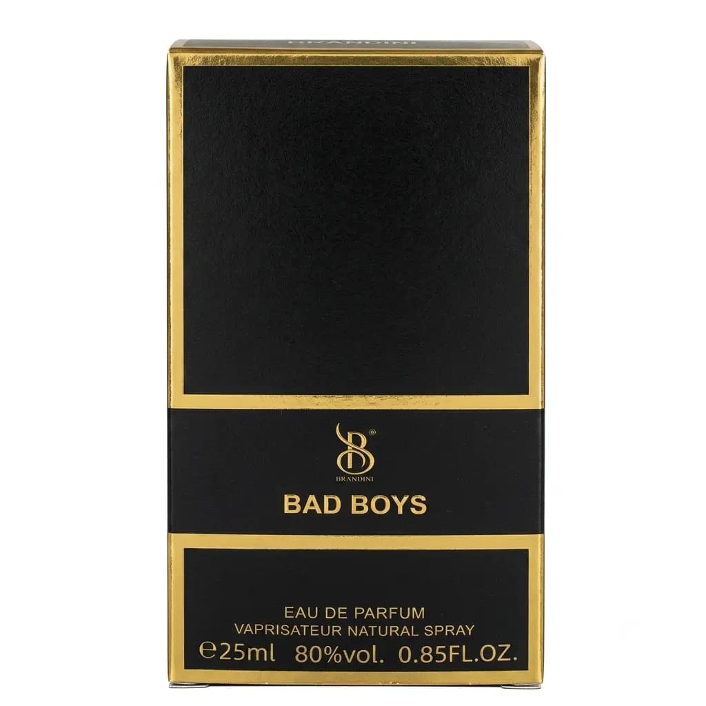 عطر (ادوپرفیوم) bad boy برند لزلی حجم 25 میلی لیتر — تصویر ۲