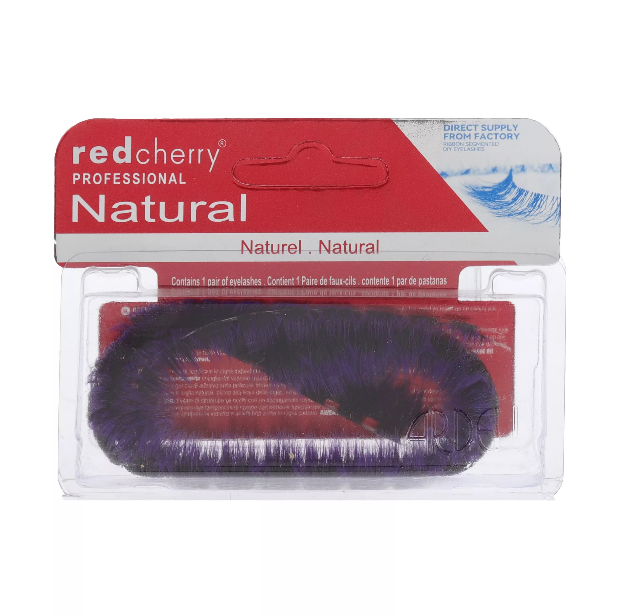 مژه مصنوعی ریسه ای رد چری مدل Feather Amber 8 بسته 10 عددی