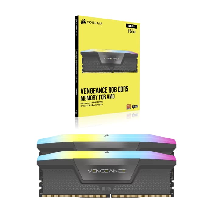 رم کامپیوتر DDR5 دو کاناله 6400 مگاهرتز CL36 کورسیر مدل VENGEANCE RGB EXPO ظرفیت 32 گیگابایت — تصویر ۲
