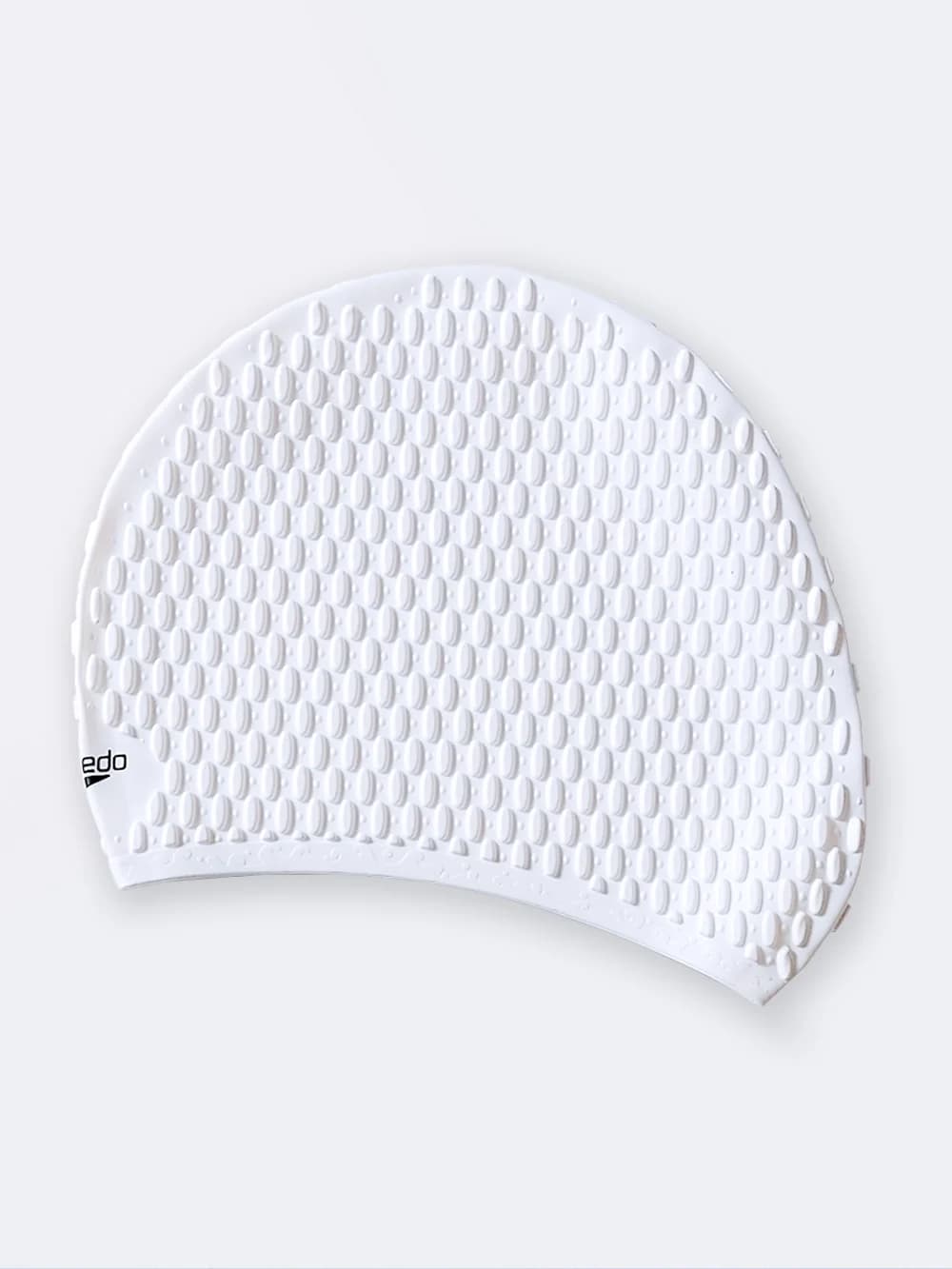 کلاه شنا استخری اعلا و اصل اسپیدو ( speedo ) سیلیکونی مناسب برای مو های بلند سفید رنگ — تصویر ۲