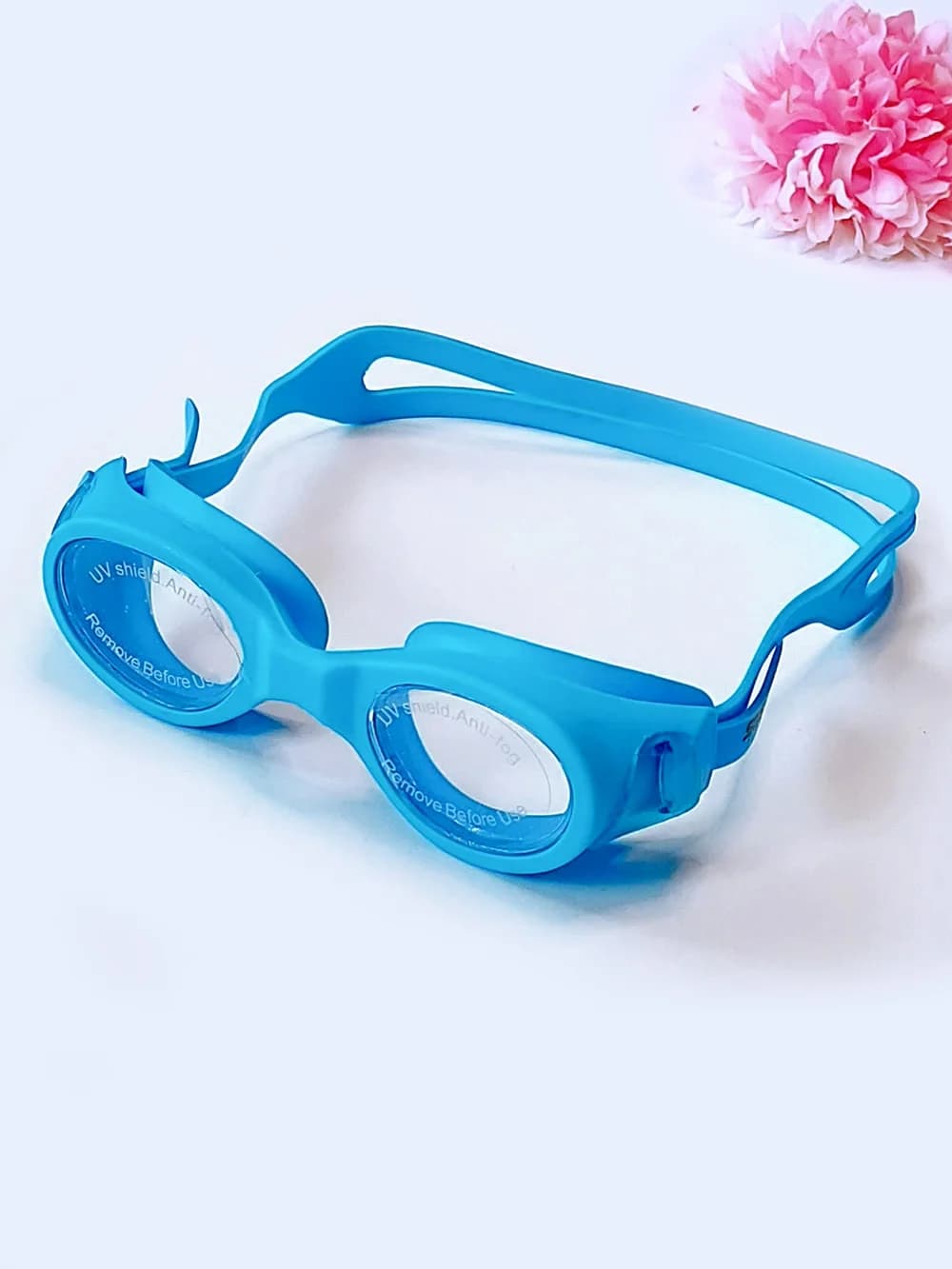 عینک استخر کودکان دخترانه و پسرانه اسپیدو ( Speedo ) سیلیکونی آبی رنگ