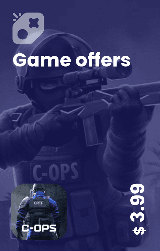 آفر 4 دلاری Critical Ops