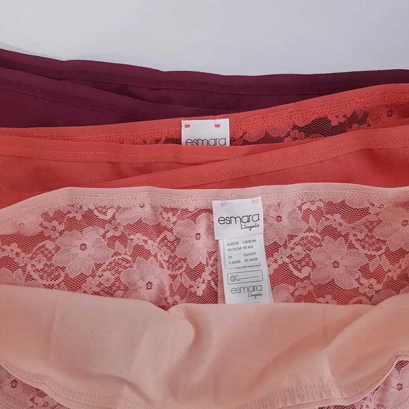 شورت زنانه اسمارا مدل پشت گیپور کد R203 مجموعه 5 عددی — تصویر ۲