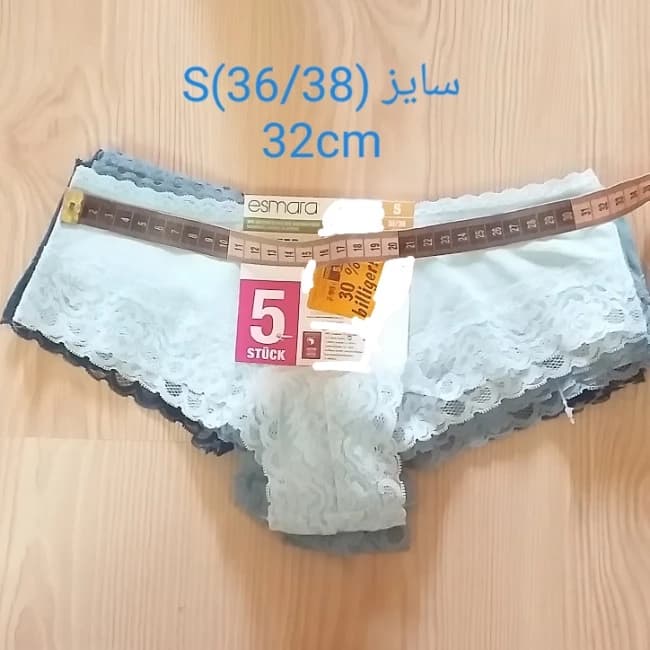 شورت زنانه اسمارا مدل توردار HIPSTER rosh es 362806 مجموعه 5 عددی — تصویر ۲