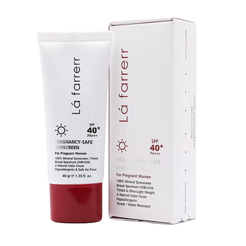 کرم ضد آفتاب مینرال لافارر SPF40 مخصوص دوران بارداری — تصویر ۳