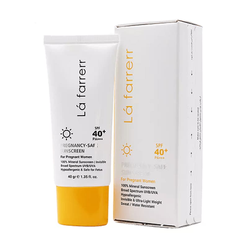 کرم ضد آفتاب مینرال لافارر SPF40 مخصوص دوران بارداری — تصویر ۲