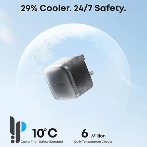 شارژر دیواری 45 وات انکر مدل Anker Nano Charger B2692 همراه با کابل Type-C — تصویر ۶