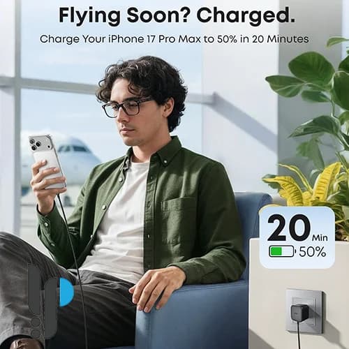 شارژر دیواری 45 وات انکر مدل Anker Nano Charger B2692 همراه با کابل Type-C — تصویر ۳