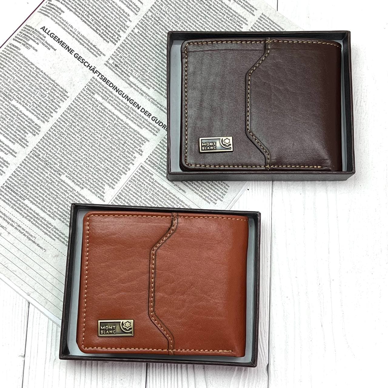 کیف پول مردانه چرم طبیعی کد 27-93