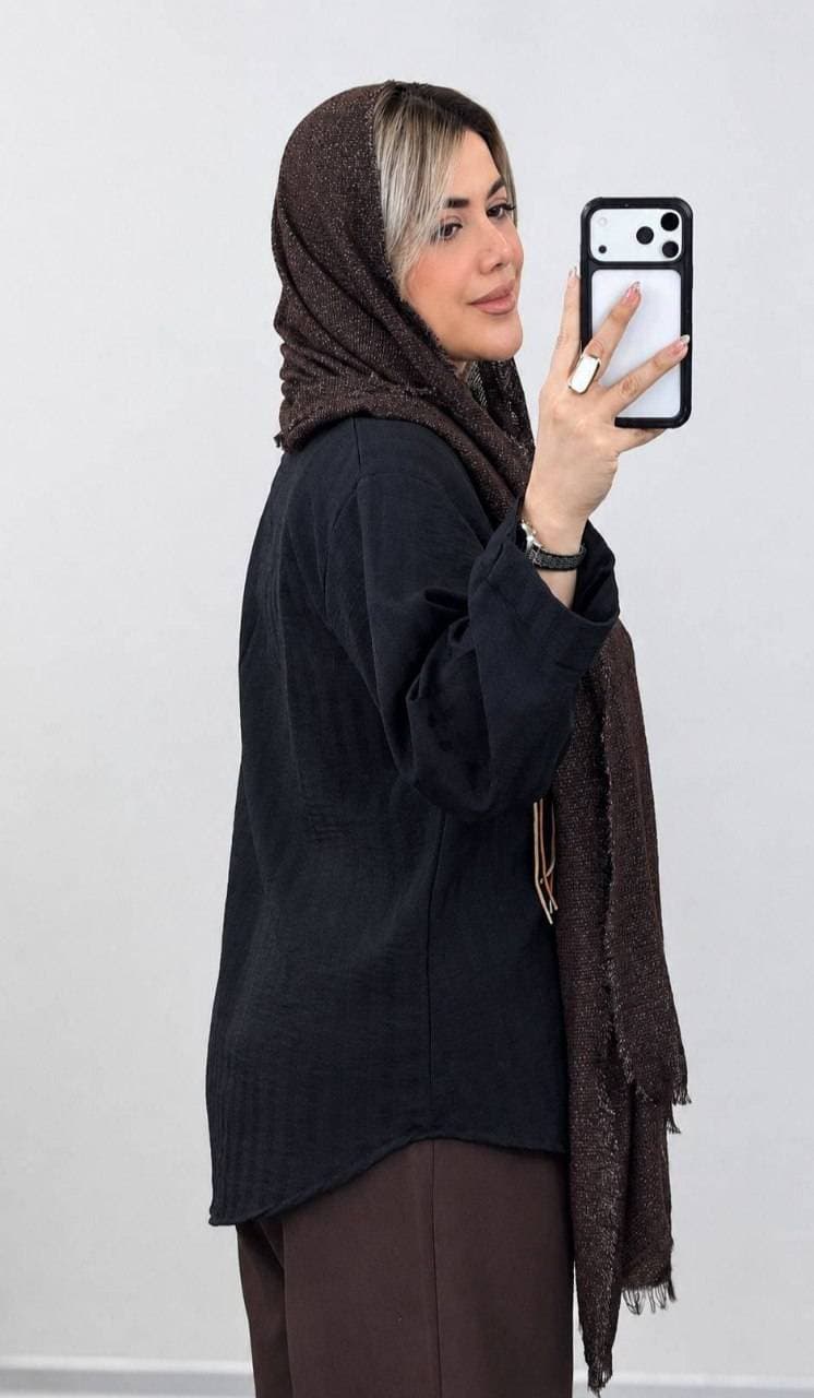 مانتو زنانه دخترانه عروسکی کوتاه شانتون صوفیا ME15754 — تصویر ۴