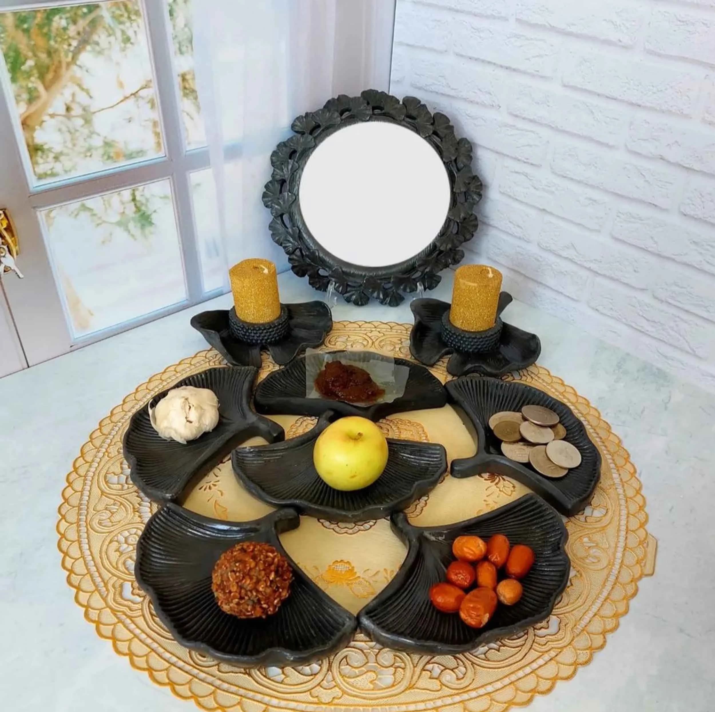 قالب سیلیکونی مدل جاشمعی طرح برگ جینگو — تصویر ۶