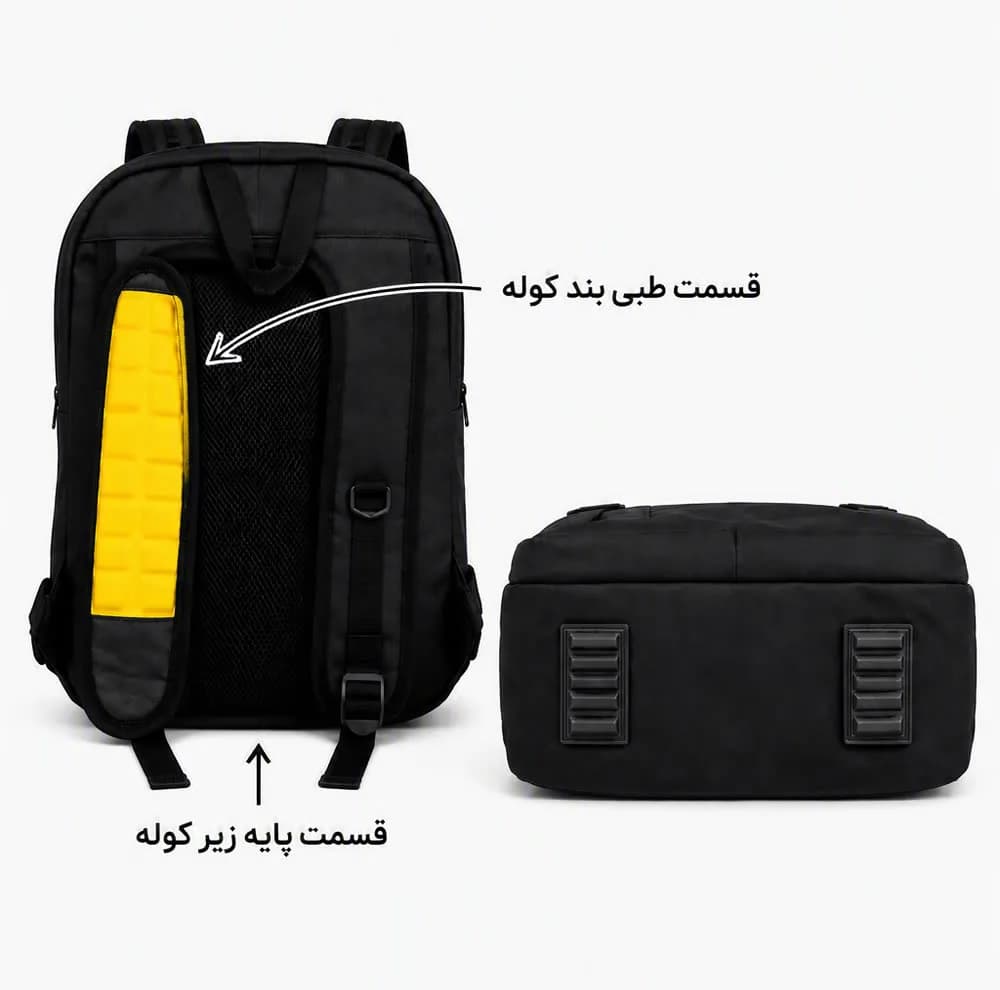 کوله پشتی مدرسه مدل ben01 — تصویر ۴