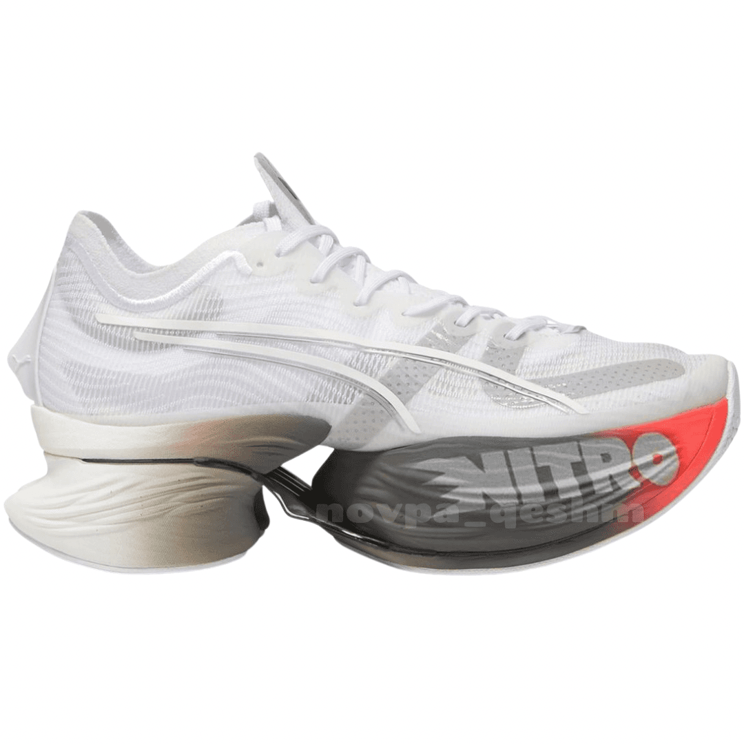 کفش کتونی پوما فست نیترو Puma Fast NITRO مشکی،آبی،زرد،سفید،نارنجی — تصویر ۳