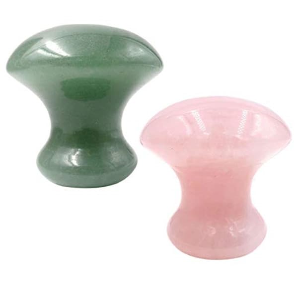 سنگ ماساژ گوآشا رز کوارتز رسمن ROSSMANN Rosenquarz Gua Sha — تصویر ۲