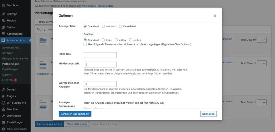 افزونه Advanced Ads Pro مدیریت و نمایش تبلیغات وردپرس + افزودنی ها 2.26.0 — تصویر ۵