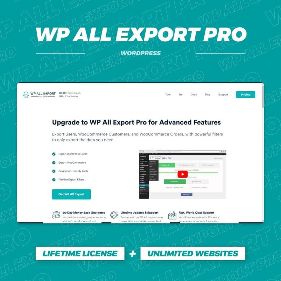 افزونه WP All Export Pro خروجی اطلاعات وردپرس آل اکسپورت پرو 1.8.9 — تصویر ۵