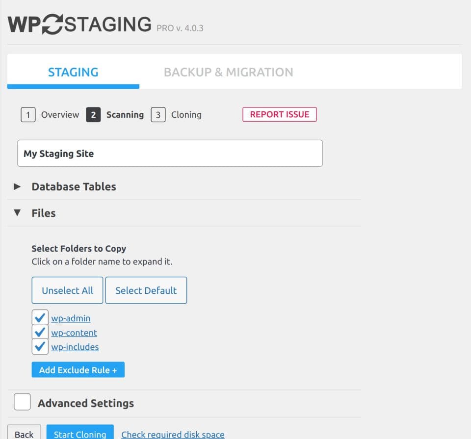 افزونه WP Staging Pro پشتیبانگیری، شبیهسازی و انتقال وردپرس استیجینگ پرو 5.7.1 — تصویر ۳