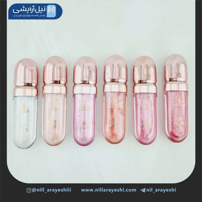 لیپ گلاس شاین دار طرح کیکو پولا آیلر کد lc8123 — تصویر ۳