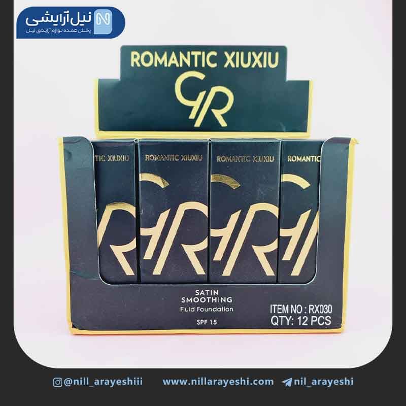 کرم پودر پمپی رومانتیک شوشو سری گلدن رز کد RX030 — تصویر ۳