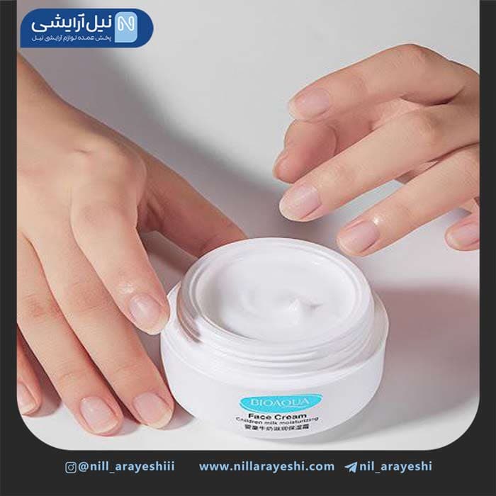 کرم کاسه ای صورت مرطوب کننده شیر مخصوص پوست حساس و کودکان بیوآکوا کد BQY75388 — تصویر ۴