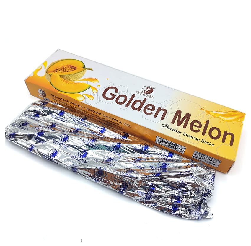 عود دستساز dc مدل گلدن ملون ( طالبی طلایی ) Golden Melon 100g کد 520122 — تصویر ۲