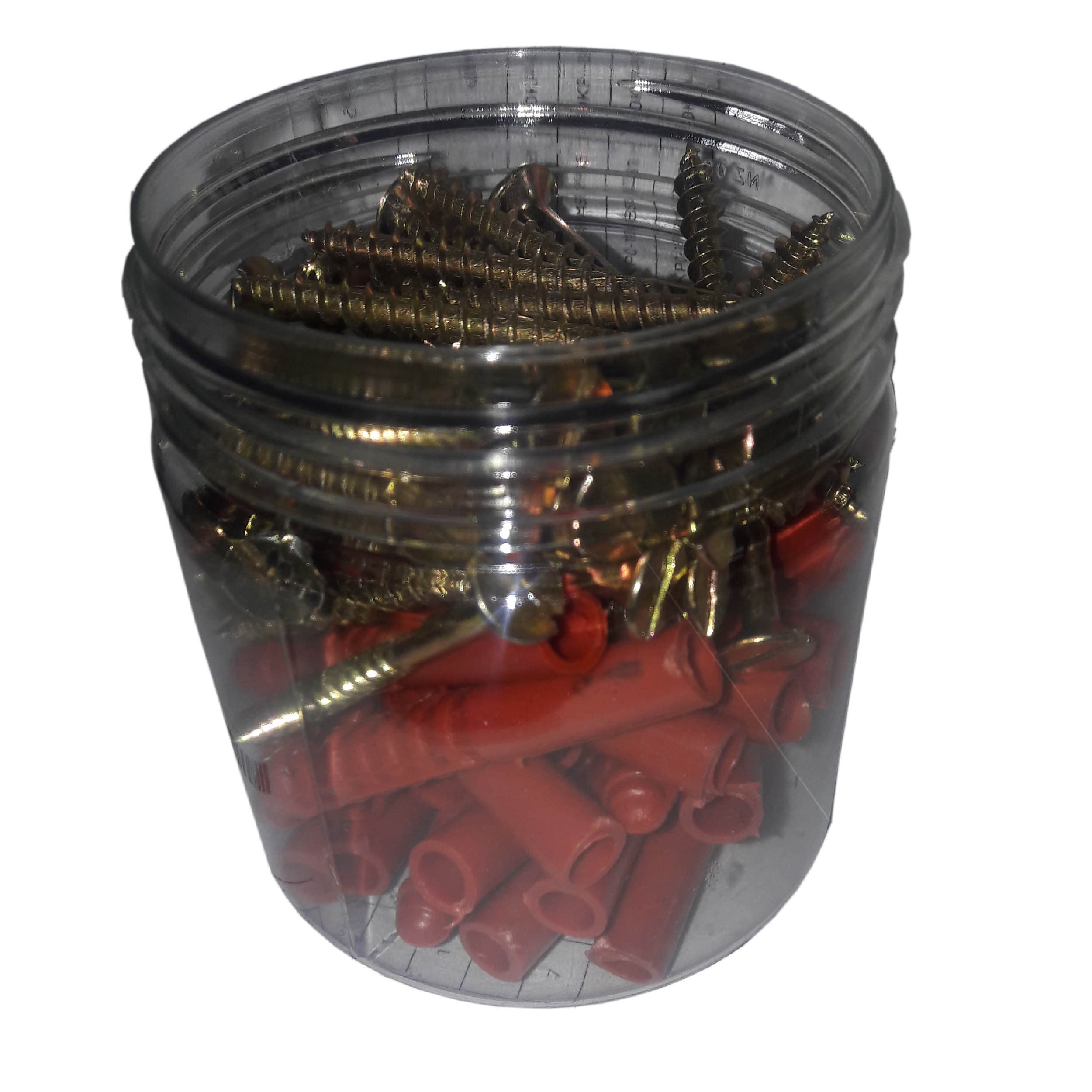 پیچ و رول پلاک مدل P4R100 مجموعه 100 عددی — تصویر ۲