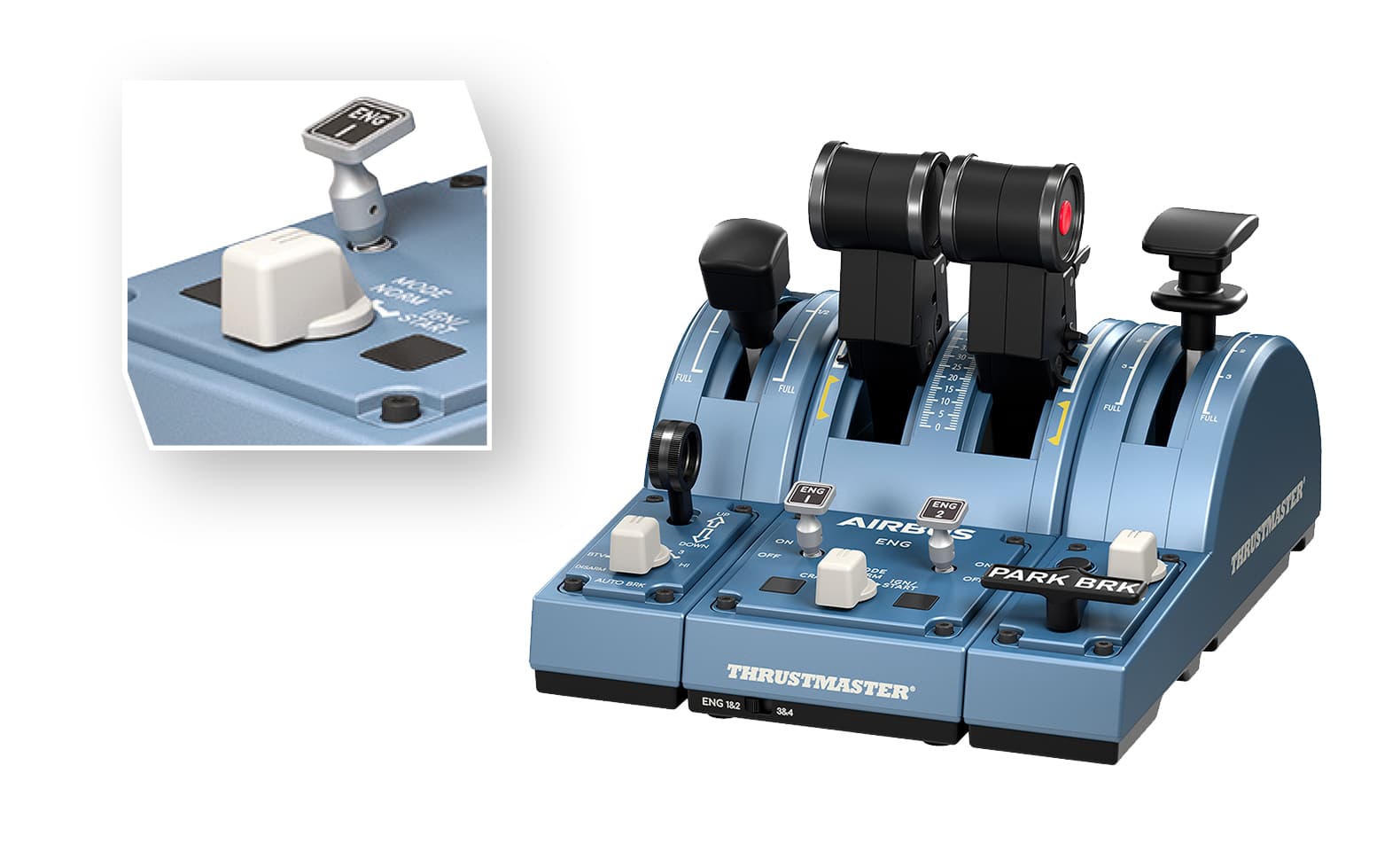 شبیه ساز خلبانی ایرباس تراست مستر Thrustmaster TCA Captain Pack — تصویر ۴