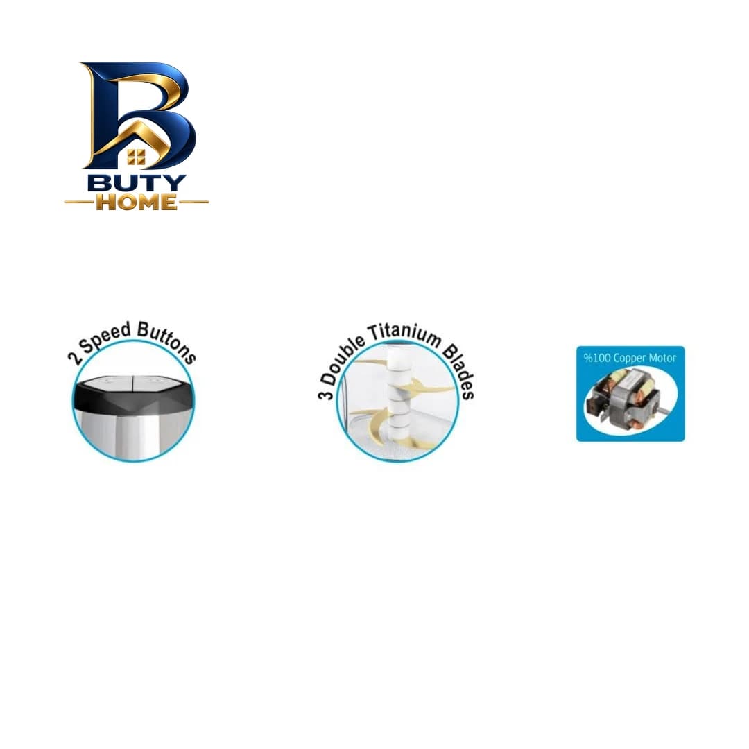 خردکن ۳.۳ لیتری گوسونیک مدل GSC-۶۰۳ اصل — تصویر ۶