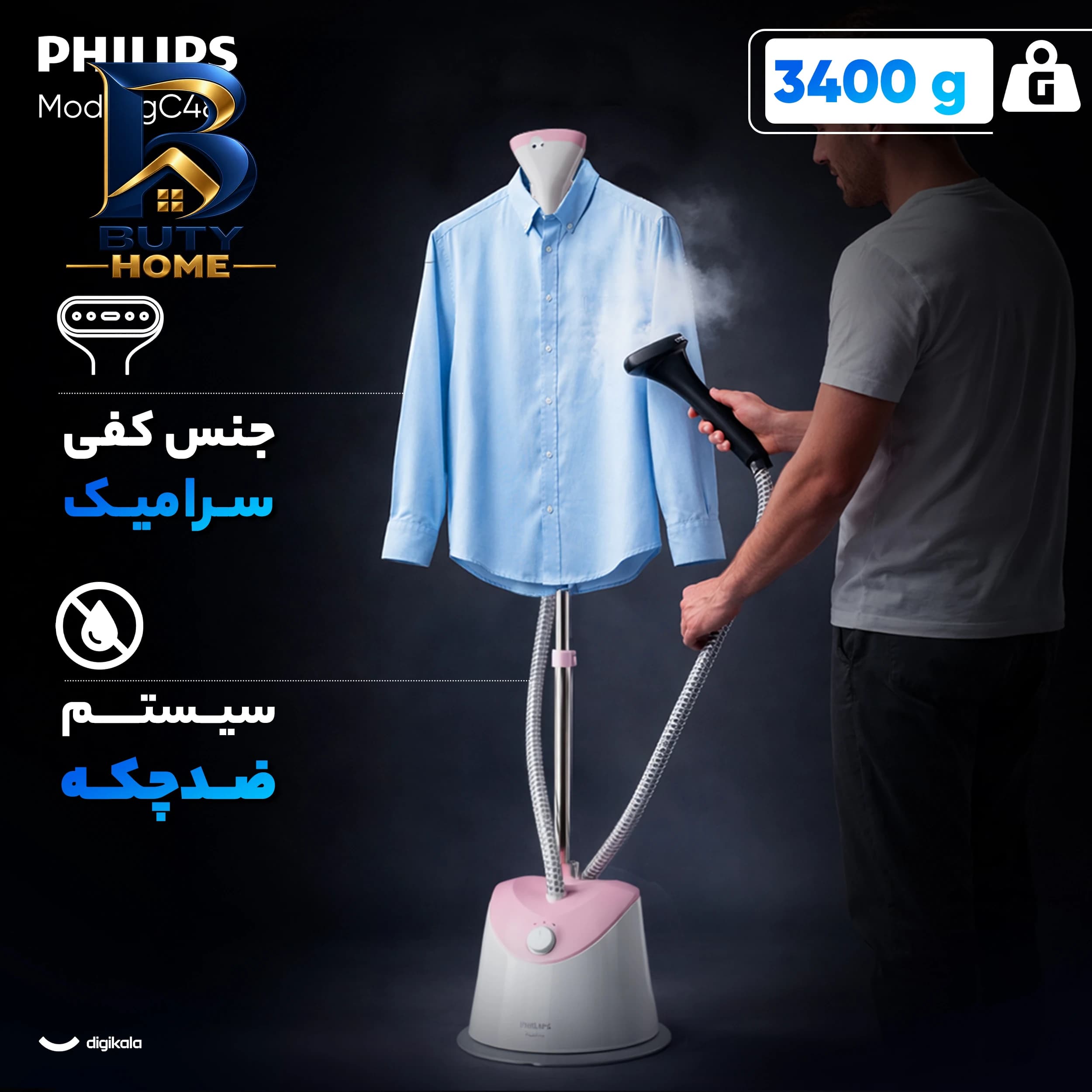 دوشاخه برق همت الکتریک مدل صنعتی بسته ۱۴ عددی — تصویر ۵