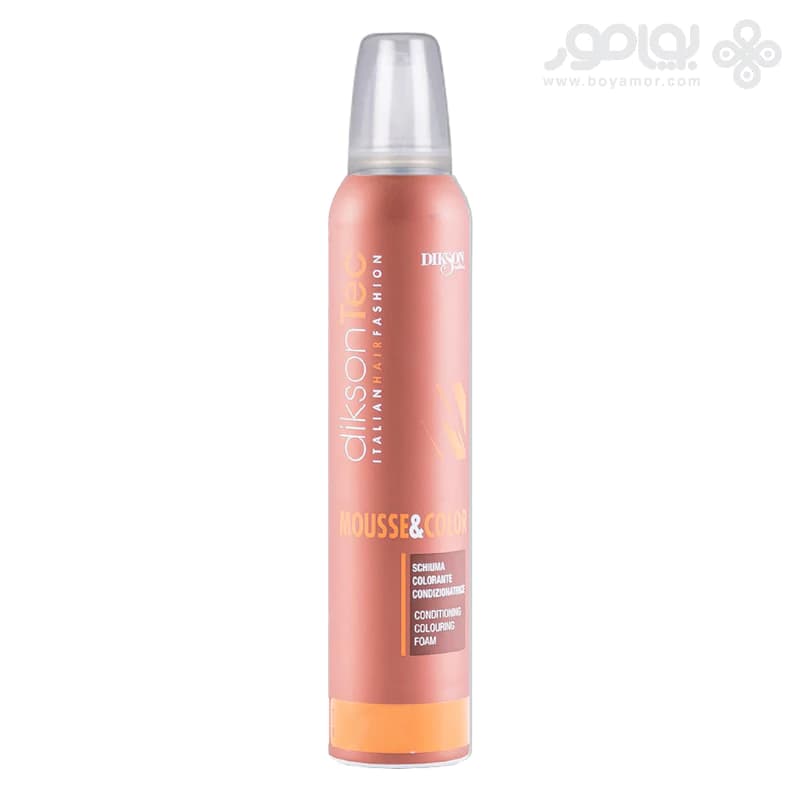 موس موی رنگی دیکسون مدل MOUSSE & COLOR رنگ سیلور حجم 200 میل