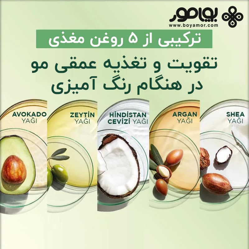 کیت رنگ موی گارنیر NUTRISSE شماره 8 رنگ بلوند روشن — تصویر ۳