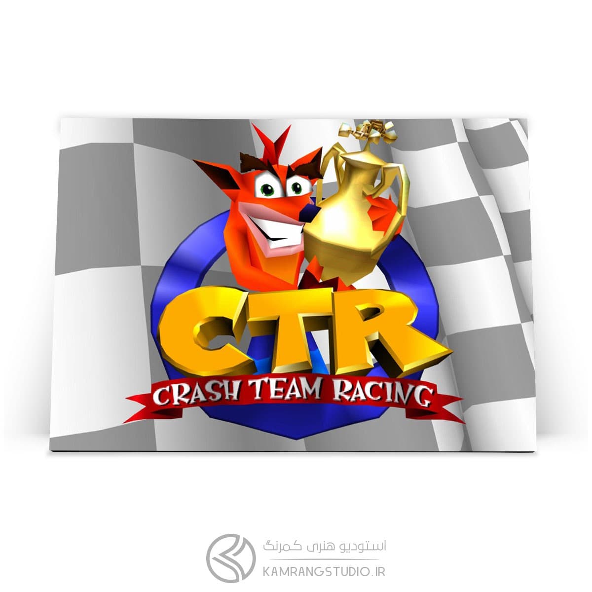 تابلو شاسی کراش طرح 1 Crash Bandicoot