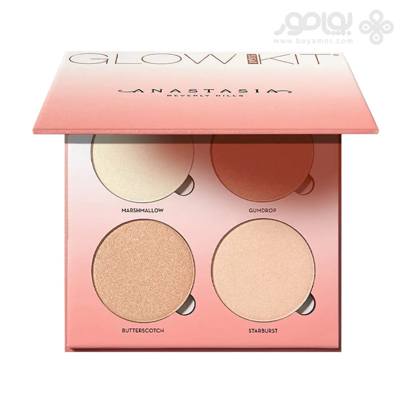 پالت هایلایتر 4 رنگ آناستازیا مدل GLOW KIT SUGAR