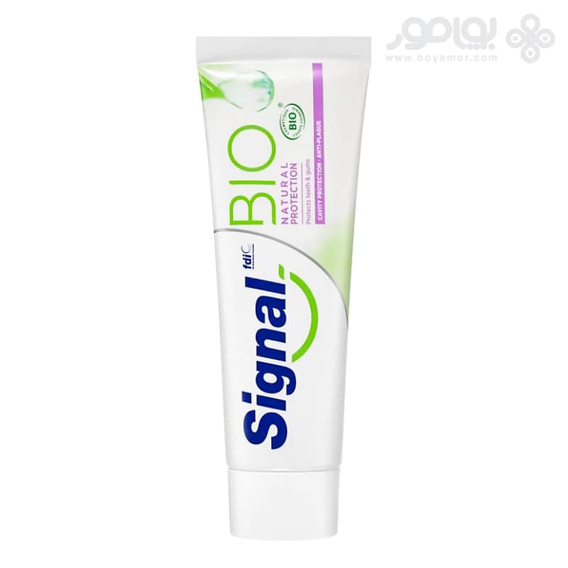 خمیر دندان سیگنال BIO مدل PROTECTION NATURAL حجم 75 میل — تصویر ۲