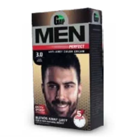 کیت رنگ مو آقایان گپ DARK BROWN 3/0 — تصویر ۲