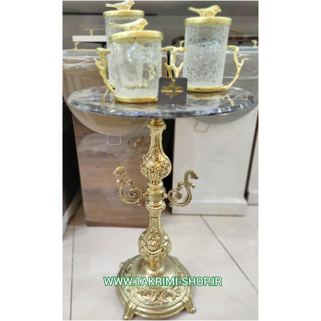 میز تلفن یا میز خاطره نقلی کنار سالنی مبلمان فرنا مدل 1135700 — تصویر ۲