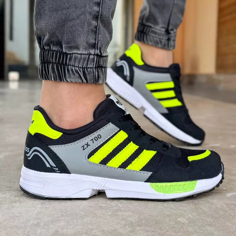 کتانی مردانه آدیداس ZX مشکی کد 25300 — تصویر ۵