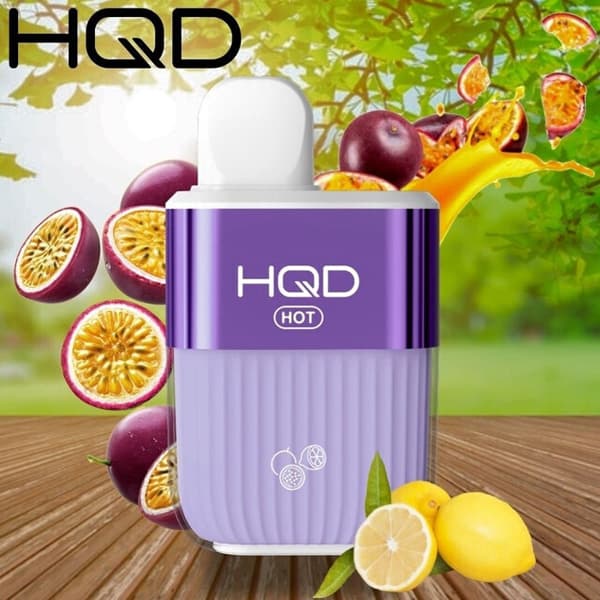 پاد یکبار مصرف لیمو پشن فروت اچ کیو دی هات | HQD HOT Lemon Passion Fruit — تصویر ۲